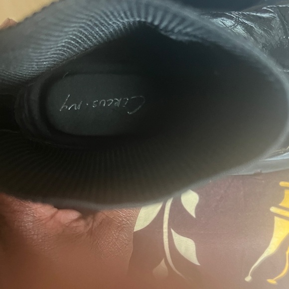 Black Chunky Platform Boots - Picture 2 of 3